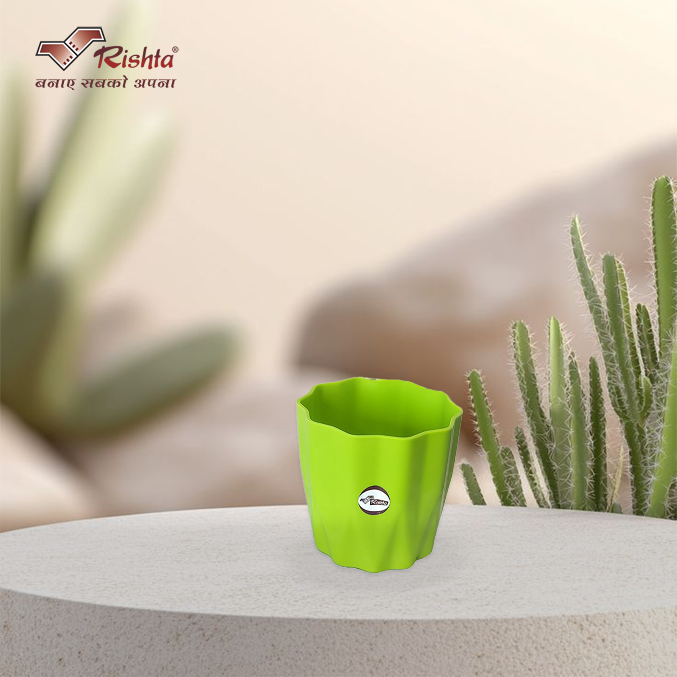 Rishta® Lotus Planter Pot - Set of 5pc - Image 7