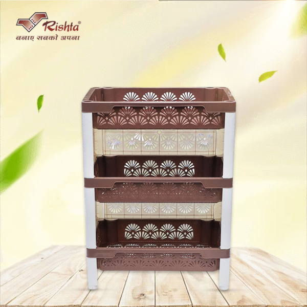 Rishta® Flora Multipurpose Storage Rack - 3 Layer