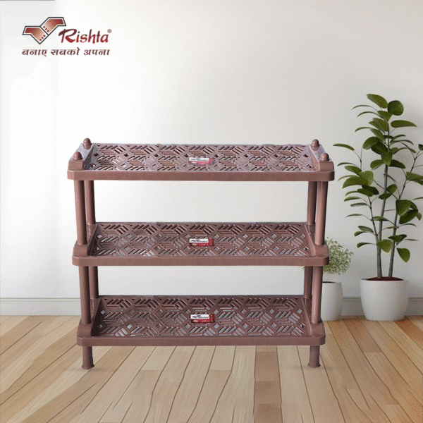 Rishta® Crazy Shoe Rack – 3 Layer
