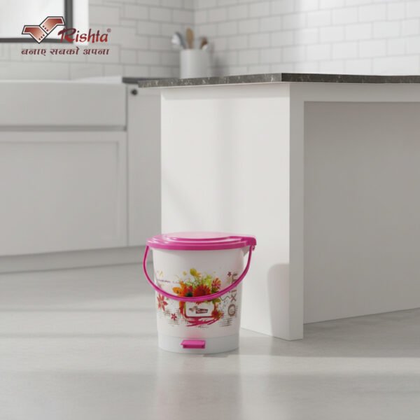 Rishta® OXIM CLASSY PRINTED PEDAL BIN