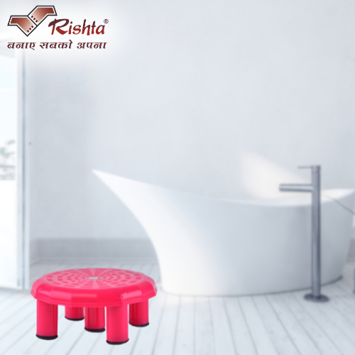 Rishta Plastic Mini Bathroom Stool - Image 5