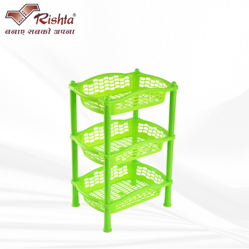 Rishta Plastic Multipurpose Storage Rack - Image 2