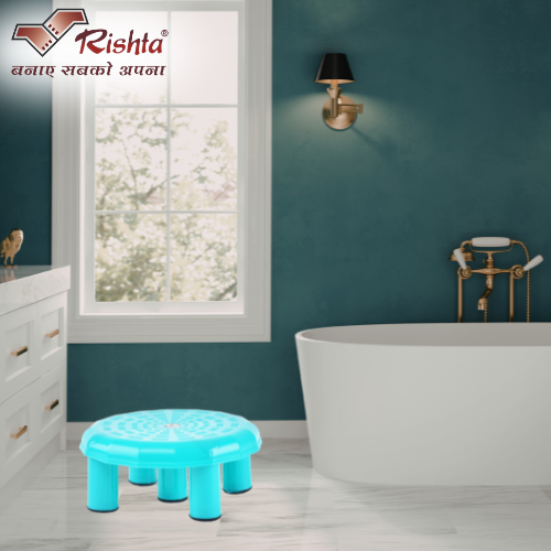 Rishta Plastic Mini Bathroom Stool - Image 4