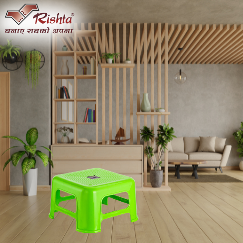 Rishta Plastic Square Stool - Image 3