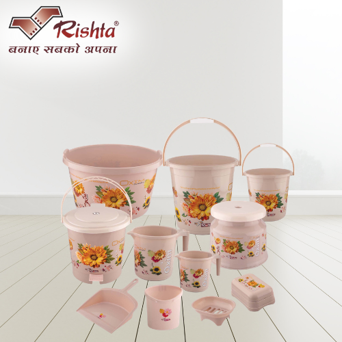 Rishta Plastic Bathroom Accessories Set - Image 5