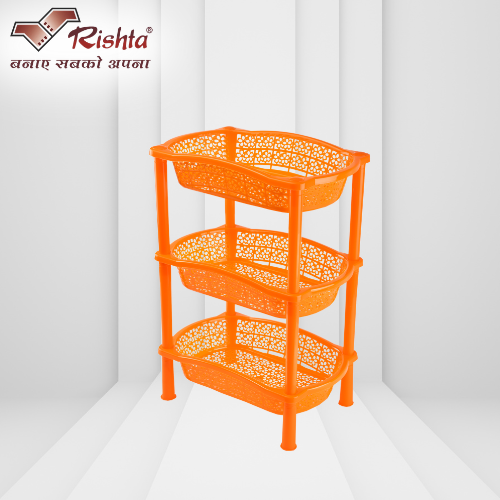 Rishta Plastic Multipurpose Storage Rack