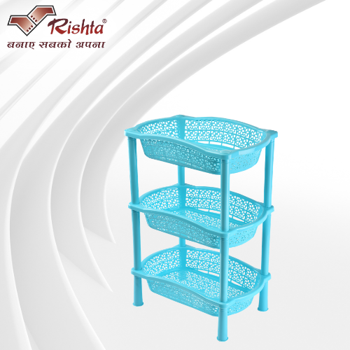 Rishta Plastic Multipurpose Storage Rack - Image 5