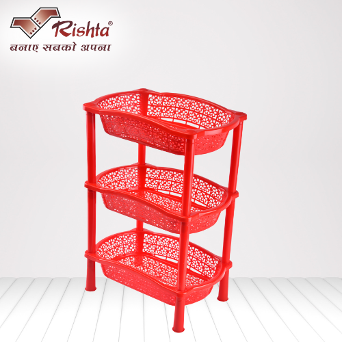 Rishta Plastic Multipurpose Storage Rack - Image 4